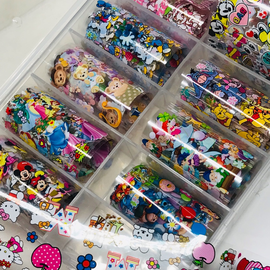 Cartoons Foils For Nails